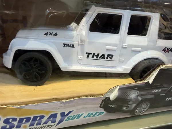White_Thar_Style_Spray_SUV_Toy_Jeep