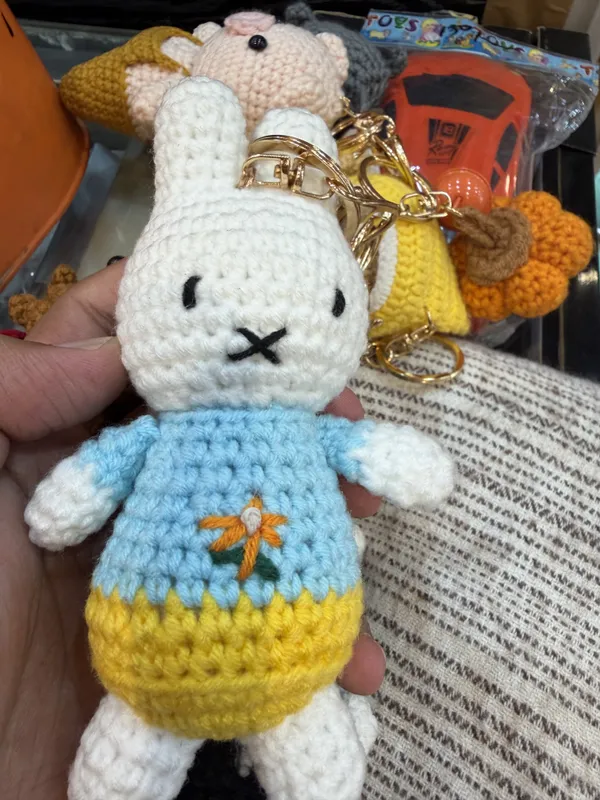 Blue_Crochet_Bunny_Plush_Keychain