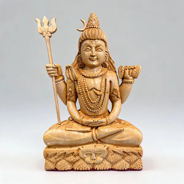 Brown_Wood_Religious_Idol_Home_Decor