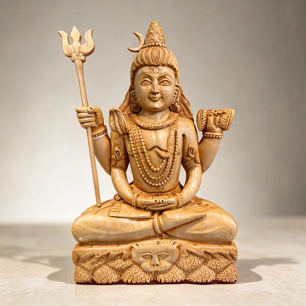 Brown_Wood_Religious_Idol_Home_Decor