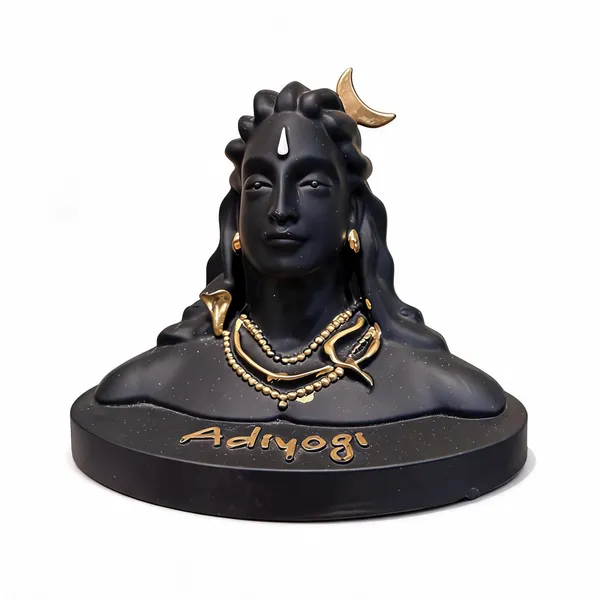 Black_Acrylic_Religious_Bust_Idol_Home_Decor