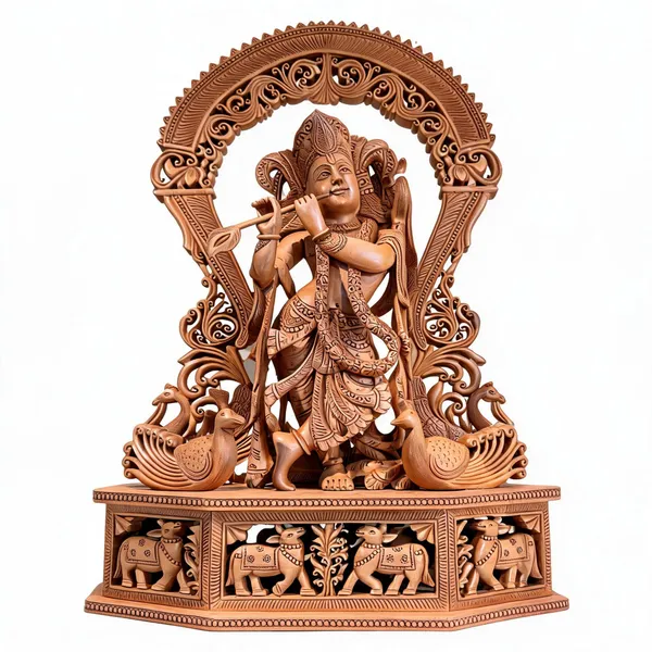 Brown_Wooden_Religious_Idol_Home_Decor
