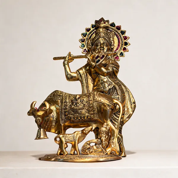 Gold_Brass_Religious_Idol_Home_Decor