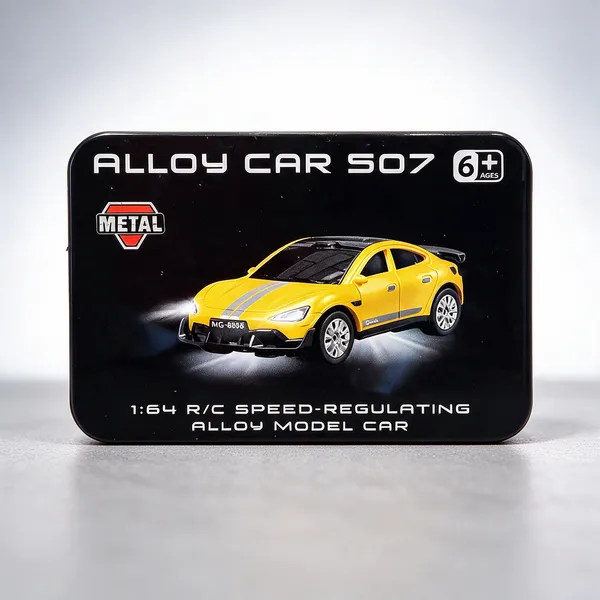 Yellow_Diecast_Metal_Remote_Control_Model_Car_Kids