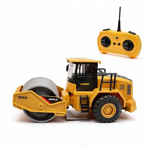 Yellow_Diecast_Metal_Road_Roller_Toy_Kids