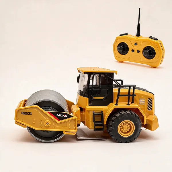 Yellow_Diecast_Metal_Road_Roller_Toy_Kids
