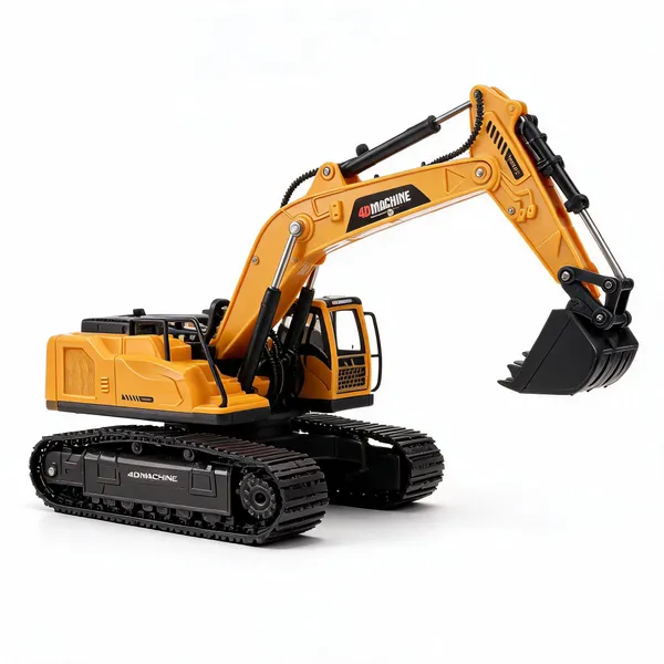 Yellow_Diecast_Metal_Plastic_Die_Cast_Excavator_Toy_Kids