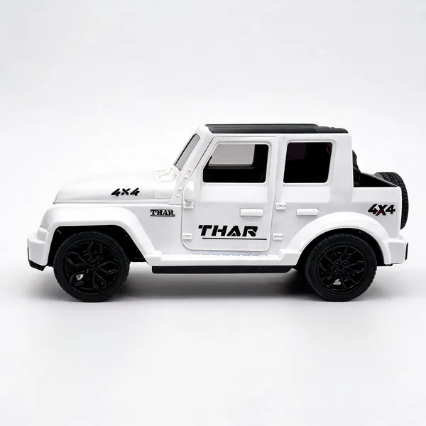 White_Plastic_Toy_Jeep_Kids