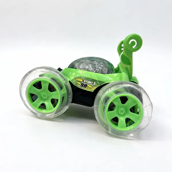 Green_Plastic_Stunt_Toy_Car_Kids
