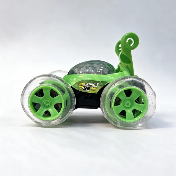 Green_Plastic_Stunt_Toy_Car_Kids
