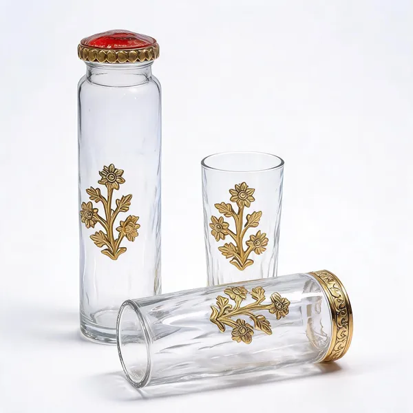 Gold_Glass_And_Brass_Drinkware_Set_Home