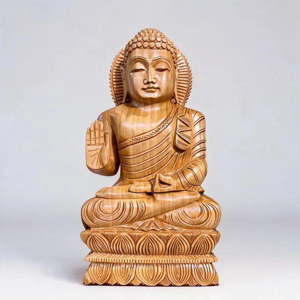 Brown_Wooden_Buddha_Statue_Home_Decor