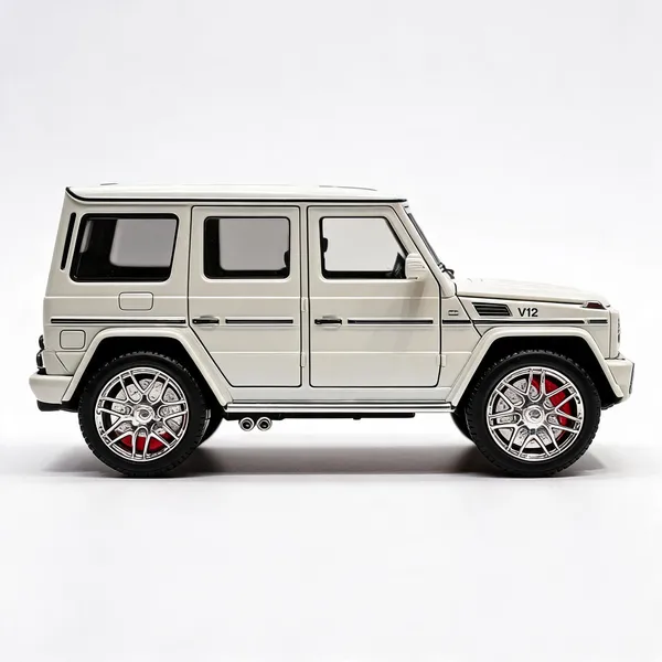 White_Diecast_Metal_Die-Cast_Suv_Model_Collectors