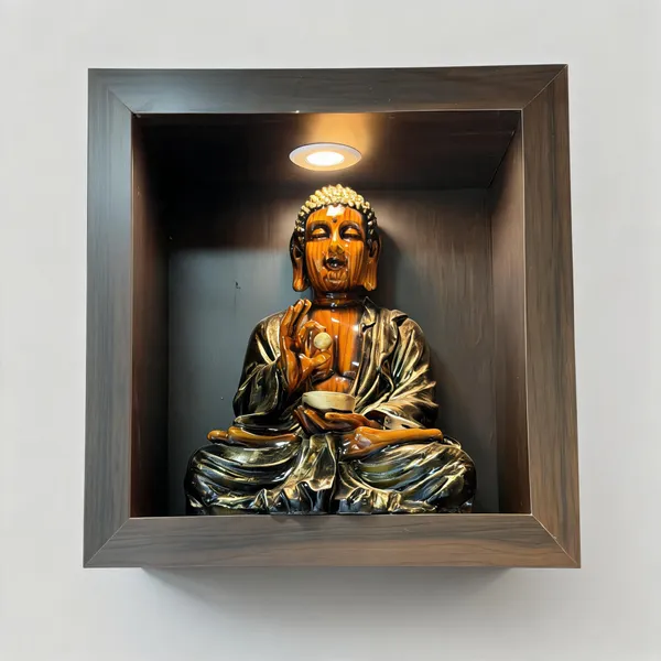 Brown_Acrylic_Wall_Mounted_Shrine_Cabinet_Home_Decor