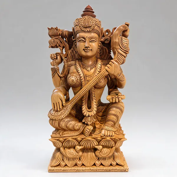Brown_Wooden_Religious_Idol_Home_Decor