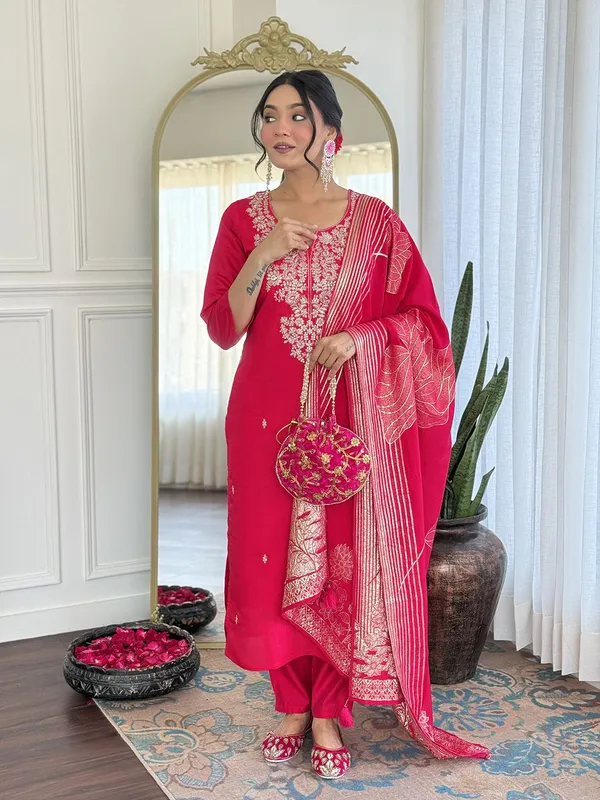 Pink_Art_Silk_Straight_Embroidered_Kurta_Set_For_Women