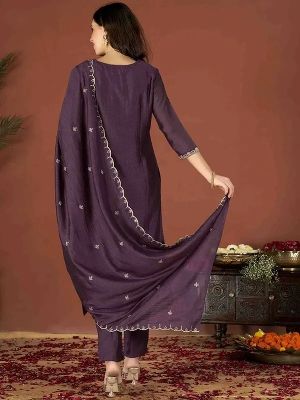 Purple_Art_Silk_Straight_Embroidered_Kurta_Set_For_Women