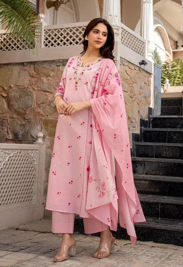 Pink_Chanderi_Embroidered_Kurta_Pant_Dupatta_Set_For_Women