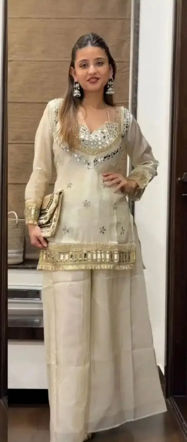 Beige_Chinon_Silk_Straight_Mirror_Embroidered_Kurta_Set_For_Women