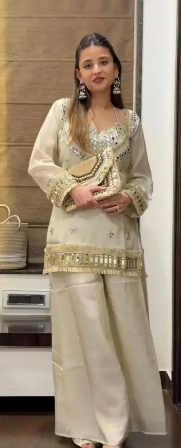 Beige_Chinon_Silk_Straight_Mirror_Embroidered_Kurta_Set_For_Women
