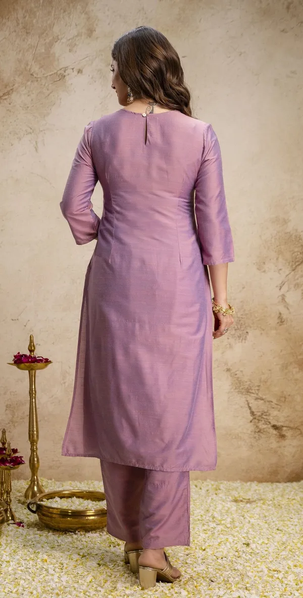 Pink_Silk_Blend_Embroidered_Straight_Kurta_Pant_Set_For_Women