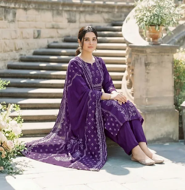 Purple_Art_Silk_Straight_Printed_Kurta_Set_For_Women