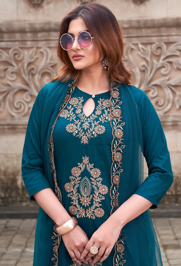 Multicolor_Viscose_Rayon_Straight_Embroidered_Kurta_Set_For_Women