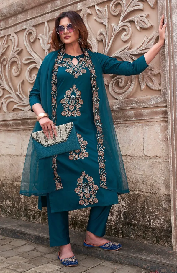 Multicolor_Viscose_Rayon_Straight_Embroidered_Kurta_Set_For_Women