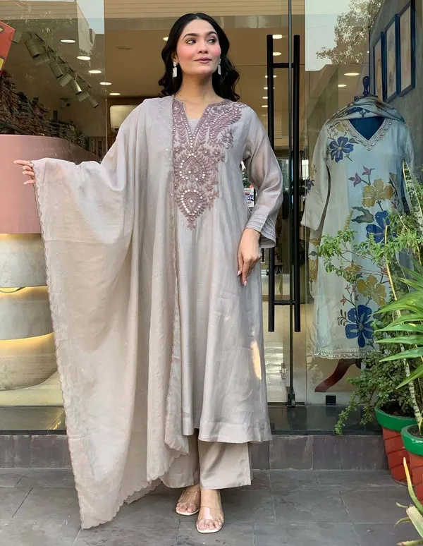 Beige_Muslin_Cotton_Straight_Embroidered_Kurta_Set_For_Women