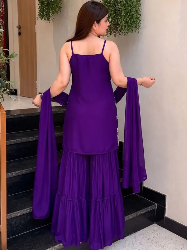 Purple_Polyester_Halter_Neck_Embroidered_Sharara_Set_For_Women