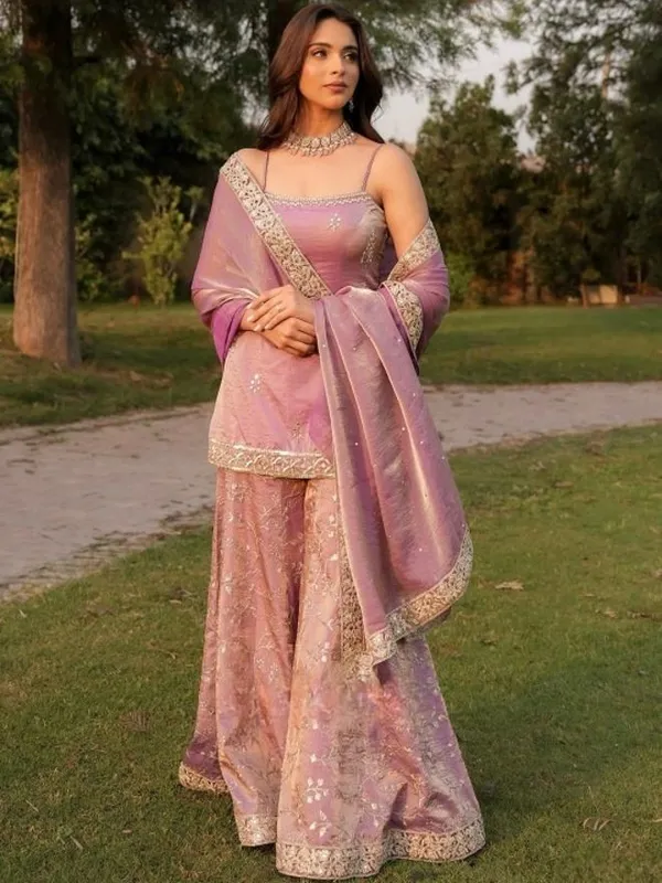 Purple_Satin_Sleeveless_Sequin_Embroidered_Sharara_Set_For_Women