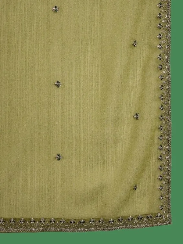Green_Georgette_Kaftan_Kurta_Set_For_Women