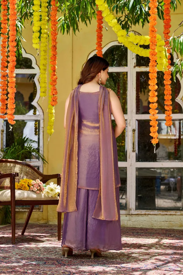 Purple_Satin_Sleeveless_Zari_Embroidered_Kurti_Sharara_Set_For_Women