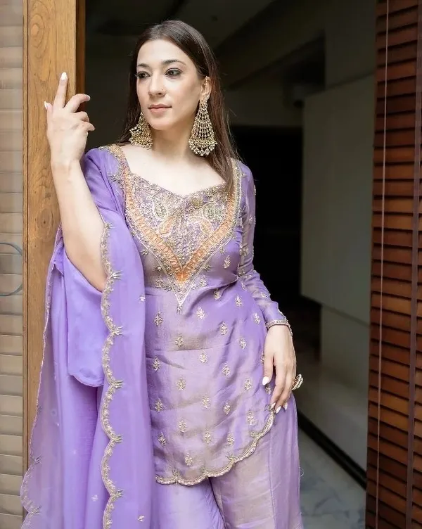 Purple_Art_Silk_Sequin_Embroidered_Kurti_Sharara_Set_For_Women