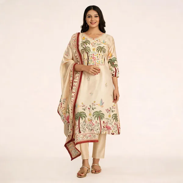 Beige_Cotton_Embroidered_Straight_Kurta_Set_For_Women