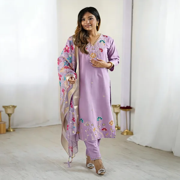 Purple_Cotton_Straight_Embroidered_Kurta_With_Salwar_&_Dupatta_For_Women