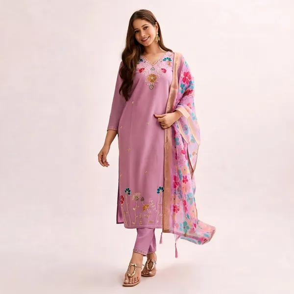 Purple_Cotton_Straight_Embroidered_Kurta_With_Pant_&_Dupatta_For_Women