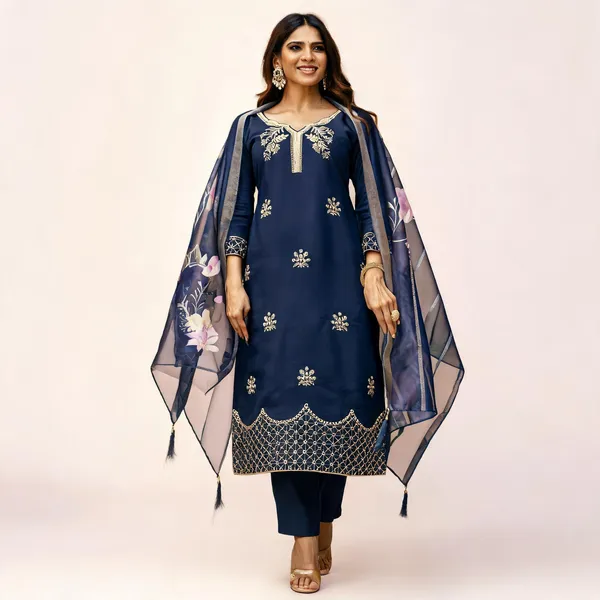 Blue_Cotton_Straight_Embroidered_Kurta_Set_For_Women