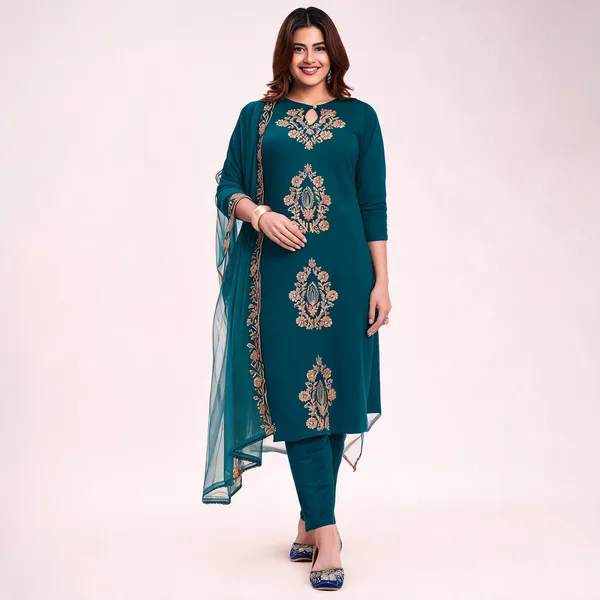 Multicolor_Viscose_Rayon_Straight_Embroidered_Kurta_Set_For_Women