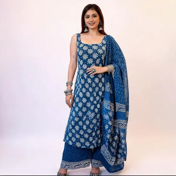 Purple_Viscose_Rayon_Printed_Straight_Kurta_Palazzo_Set_For_Women