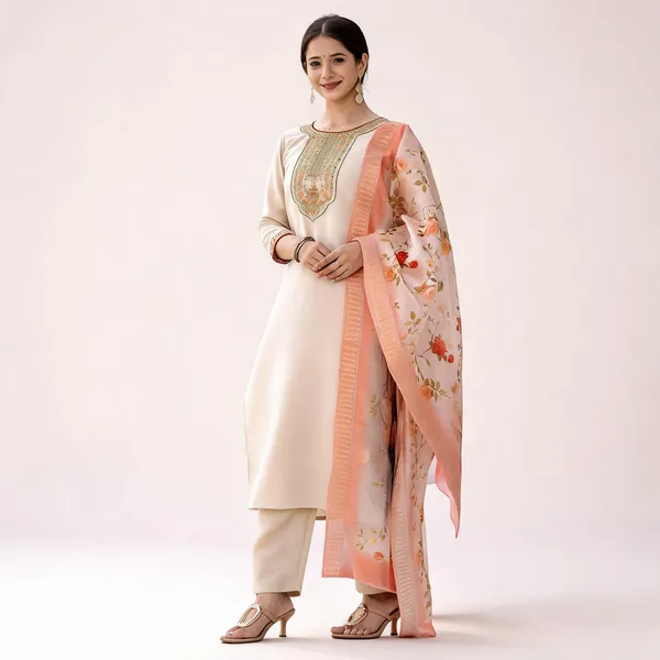 Beige_Rayon_Straight_Embroidered_Kurta_With_Pant_&_Dupatta_For_Women