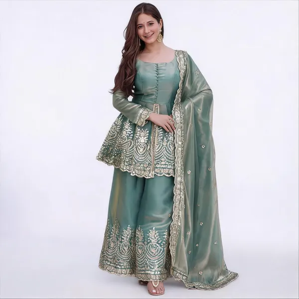 Multicolor_Silk_Anarkali_Embroidered_Kurta_Set_For_Women