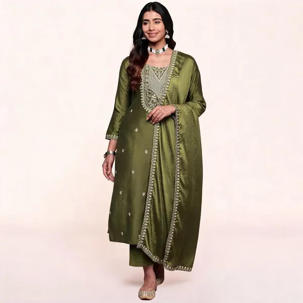 Light_Green_Cotton_Straight_Printed_Kurta_With_Pant_&_Dupatta_For_Women