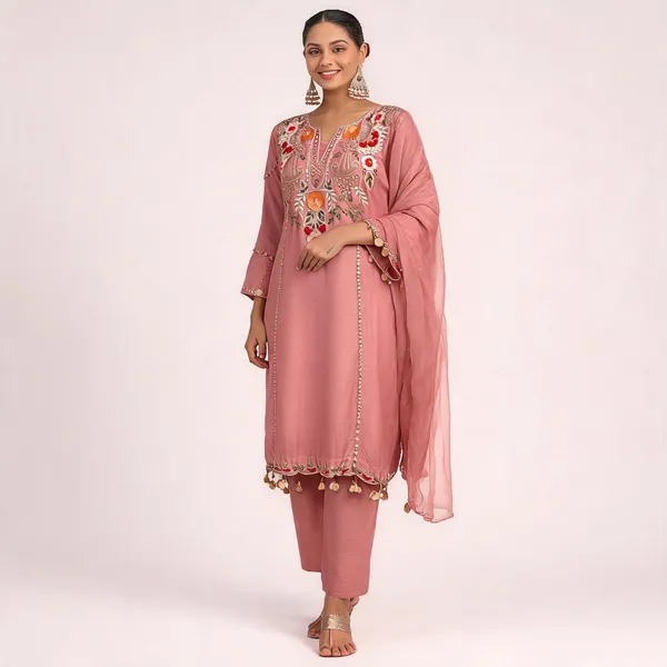 Pink_Cotton_Embroidered_Kurta_With_Pant_&_Dupatta_For_Women