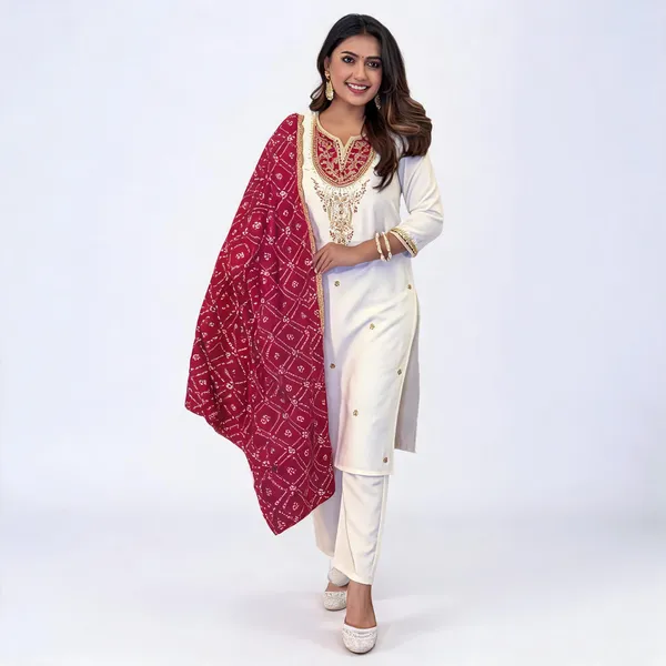 White_Viscose_Straight_Embroidered_Kurta_Set_For_Women