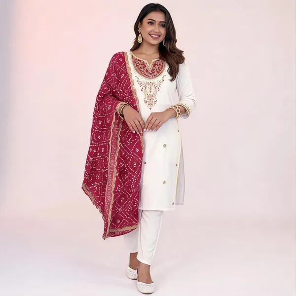 White_Viscose_Straight_Embroidered_Kurta_Set_For_Women