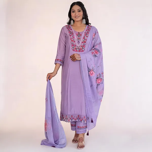 Purple_Cotton_Straight_Printed_Kurta_Set_For_Women