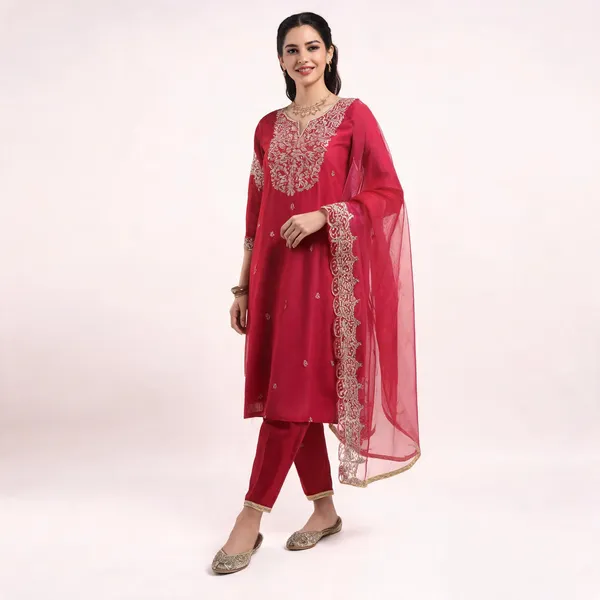 Pink_Cotton_Embroidered_Salwar_Kurta_Dupatta_Set_For_Women