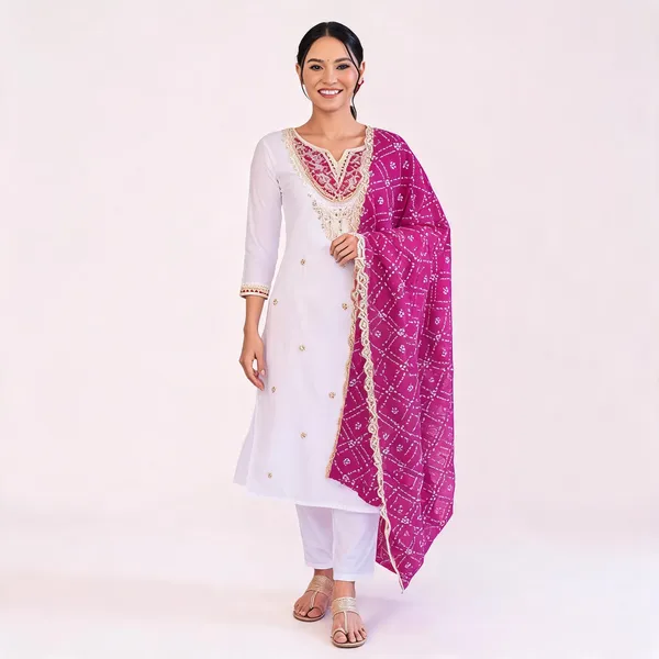 White_Cotton_Printed_Straight_Kurta_Set_For_Women
