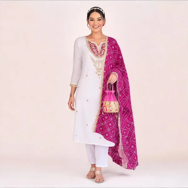 White_Pink_Cotton_Straight_Embroidered_Kurta_Set_For_Women